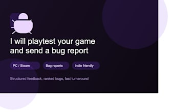 playtest your steam and roblox games