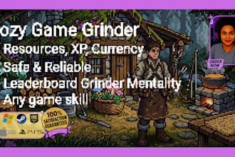 grind or farm any skill for you in video games xp resources