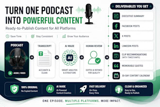 turn your podcast into engaging social media content