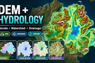 do dem watershed and hydrology analysis in gis