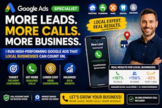 be your google ads specialist for local service business leads
