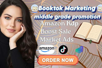 promote your middlegrade age book and do booktok marketing