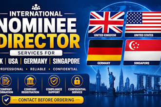 provide nominee director services for UK USA germany singapore