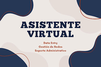 be your professional virtual assistence or data entry expert