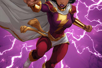 superhero character for comics