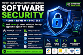 secure your web, mobile, or desktop application against cyber threats