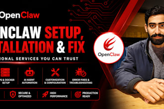install and setup or fix openclaw professionally