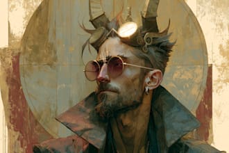 paint a realistic digital illustration or portrait