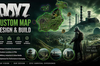 develop full redm server, dayz, fivem server with premium scripts, maps and mlo
