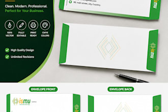 design professional corporate  envelope stationery design