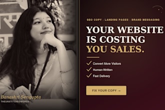 write highly converting website copy
