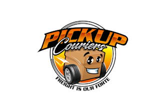 create a professional courier service logo