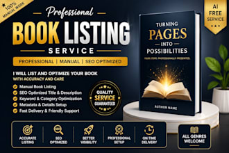 publish and list your books professionally