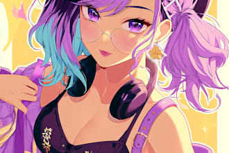 draw anime or manga nsfw and sfw art