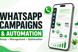 set up, automate, and manage your whatsapp marketing campaigns