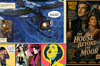do 80s style vintage retro comic cover art graphic novel art direction xenbar