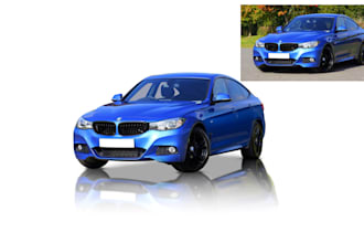 create realistic product shadow and reflection effect