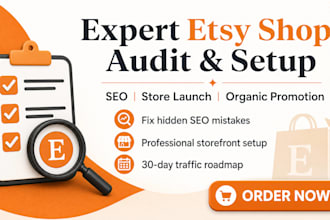 do etsy account creation etsy account promotion etsy shop audit etsy to stores