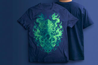 design your into a boondocks style t shirt design