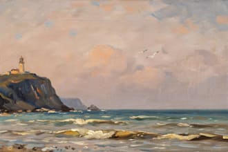 paint a custom landscape oil painting on canvas