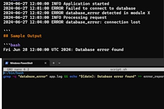 write custom bash, awk, and sed scripts for data processing
