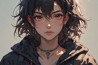 do illustrations of your characters full colored