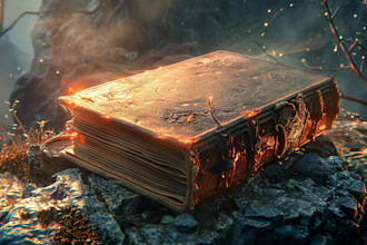 design unique book cover,fantasy book cover