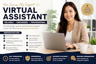 reliable virtual assistant for administrative tasks