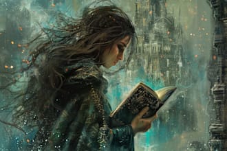do fantasy book cover design, thriller book cover