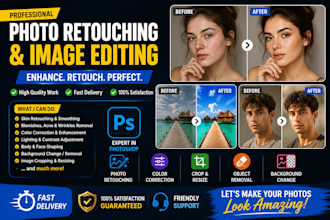 do professional photo retouching and image editing