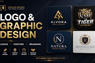 design gaming banners, profesional logo and posters