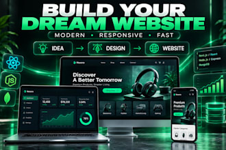 build a modern full stack website for your business
