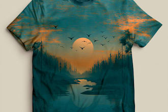 modern t shirt design