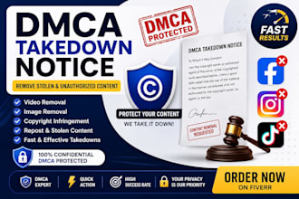 remove copyright infringement with dmca takedown notices