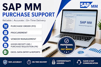 provide sap mm purchase support