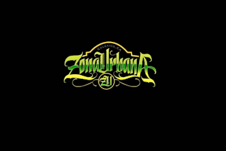 design loud stylish la zona urban street wear logo