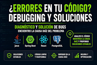 diagnose and fix java spring boot react bugs