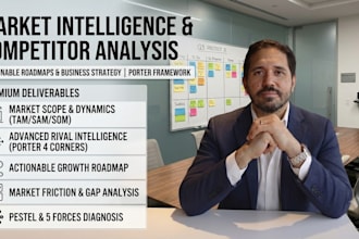 do strategic market analysis and actionable competitor research
