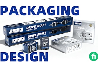 design professional automotive parts packaging