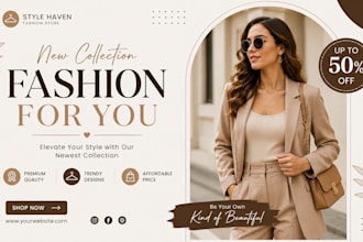 design canva fashion social media posts