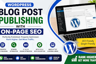 upload and format SEO friendly wordpress blog posts