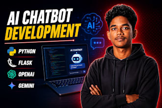 build an ai chatbot using python and flask