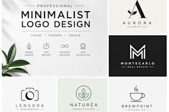 design a modern minimalist logo for your business