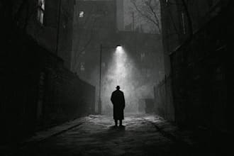 create custom dark noir, horror comic art and graphic novel