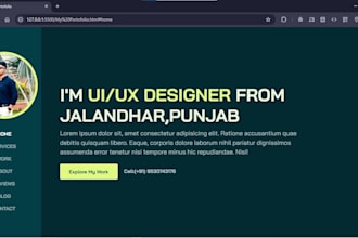 design a responsive landing page