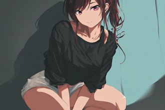 make anime backgrounds and environment art