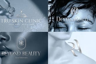 design luxury and aesthetic beauty and skin care logo for your business