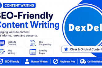 write SEO friendly content for your website
