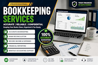 do accurate bookkeeping bank reconciliation and monthly accounting