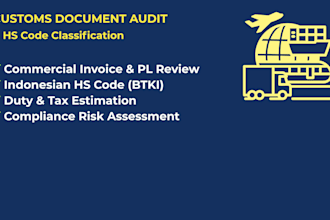 audit shipping documents and estimate customs duties